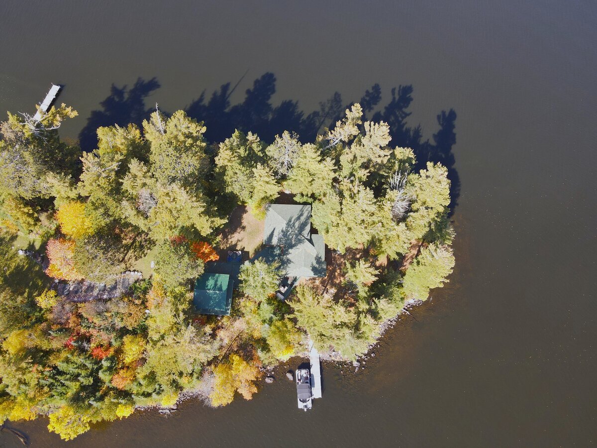 Overhead of the Island Living quarters