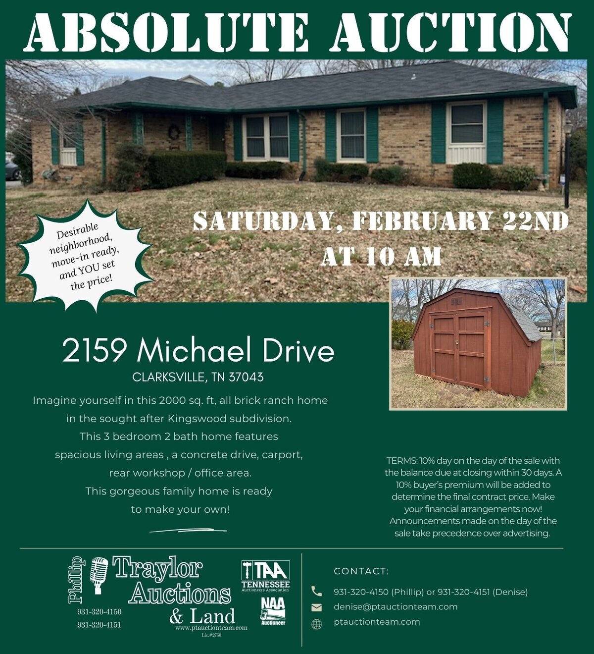 2159 Michael Drive auction added (5 x 5.5 in)