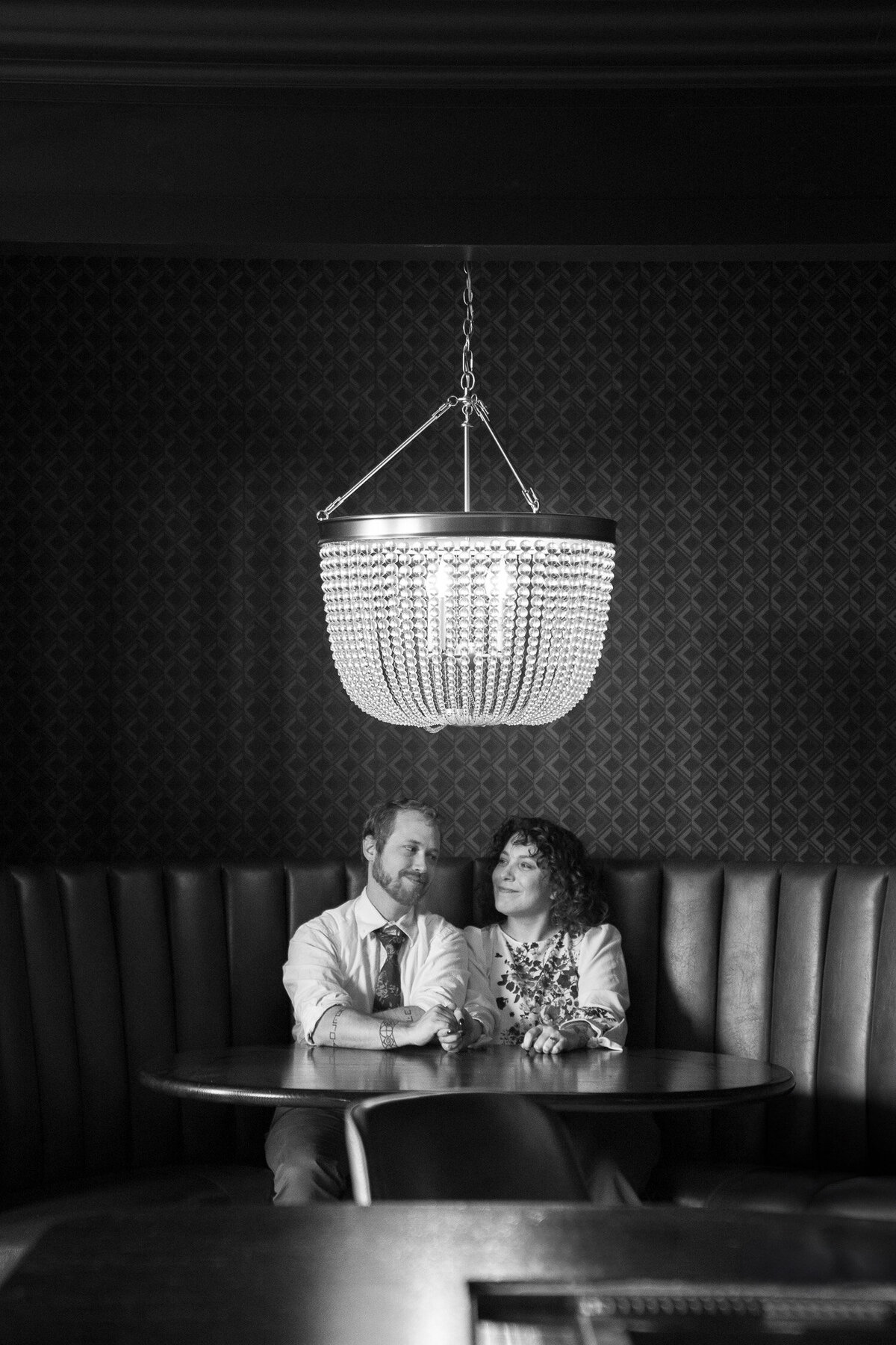 black-and-white-bar-engagement-session-1
