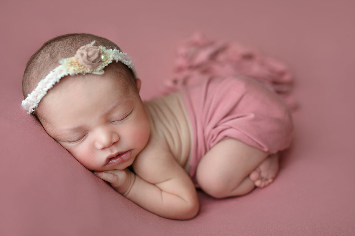 Studio Newborn Photography | Sleeping Baby Portraits in Phoenix