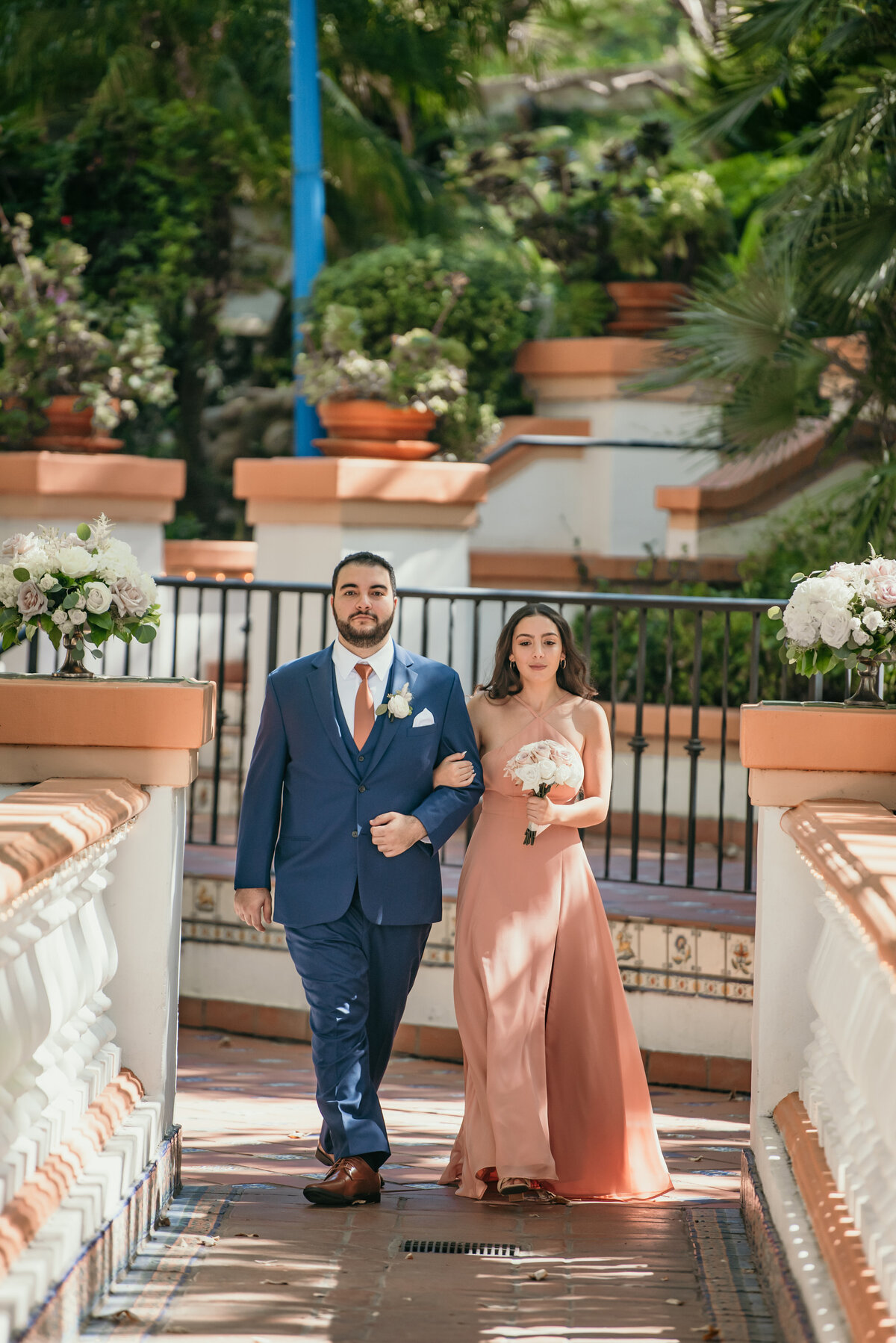 A luxury wedding at rancho las lomas in southern California photographed by christine bradshaw photography