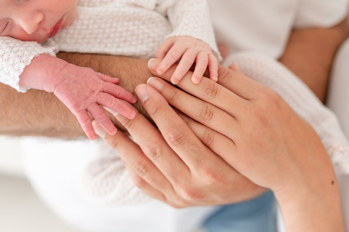 Newborn Session in Studio in Winter Park, Fl