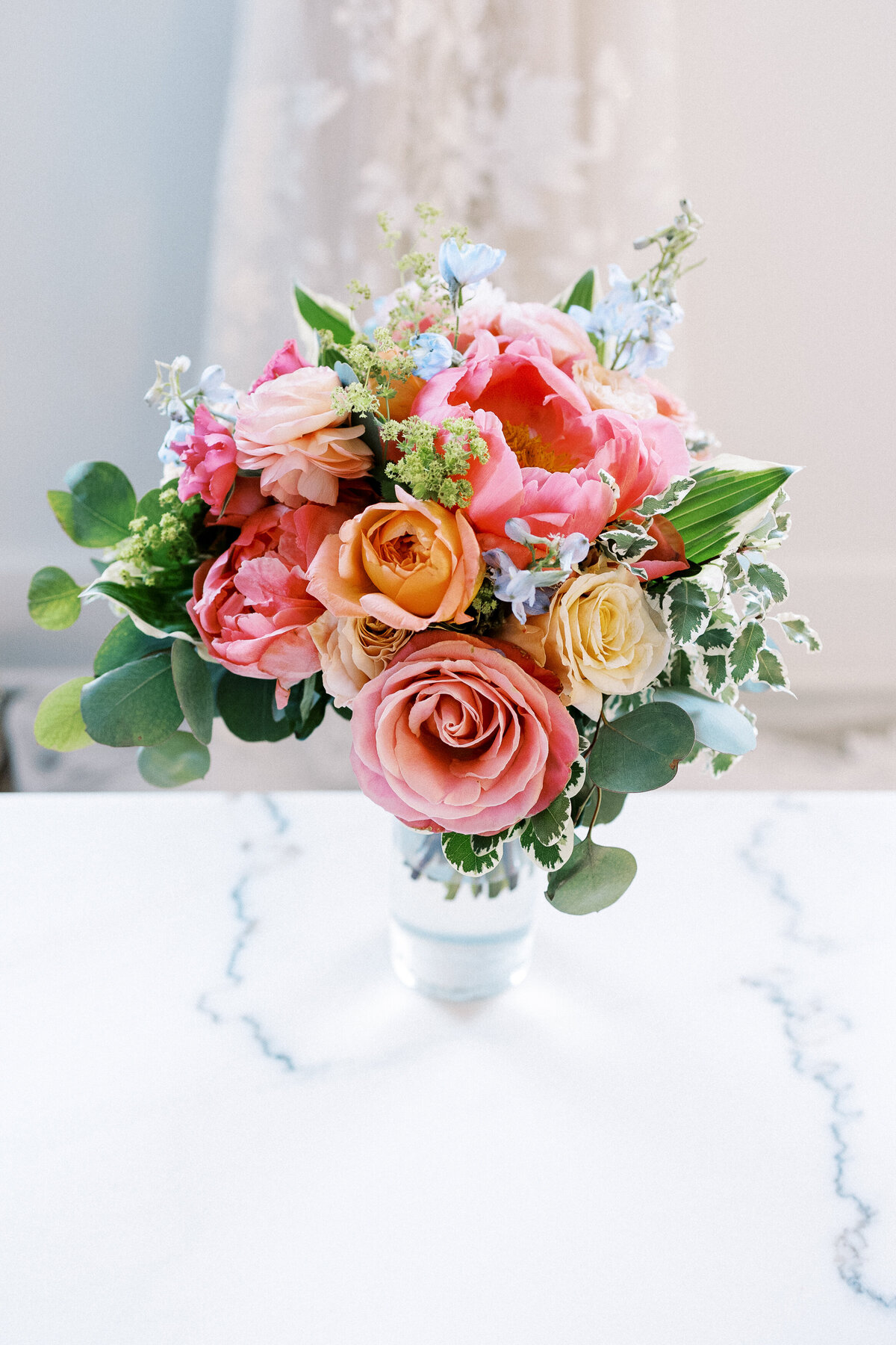 Brides bouquet at the Hutton House