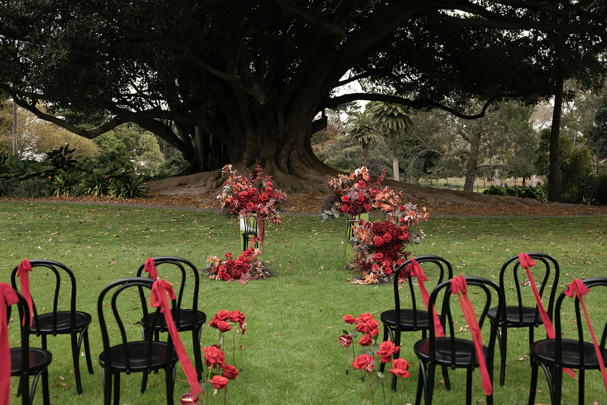 Autumn Jewels Ceremony Set Up-13