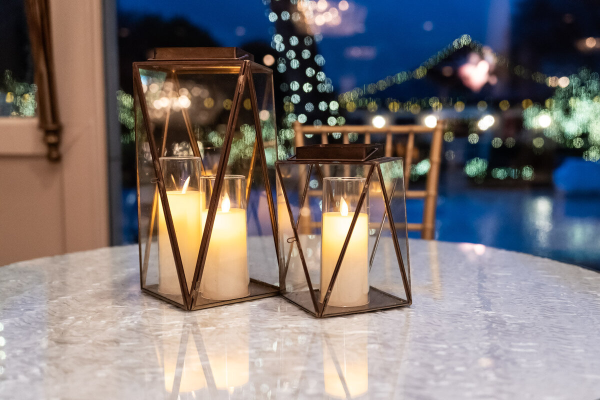 Table centerpiece at Southern Oaks