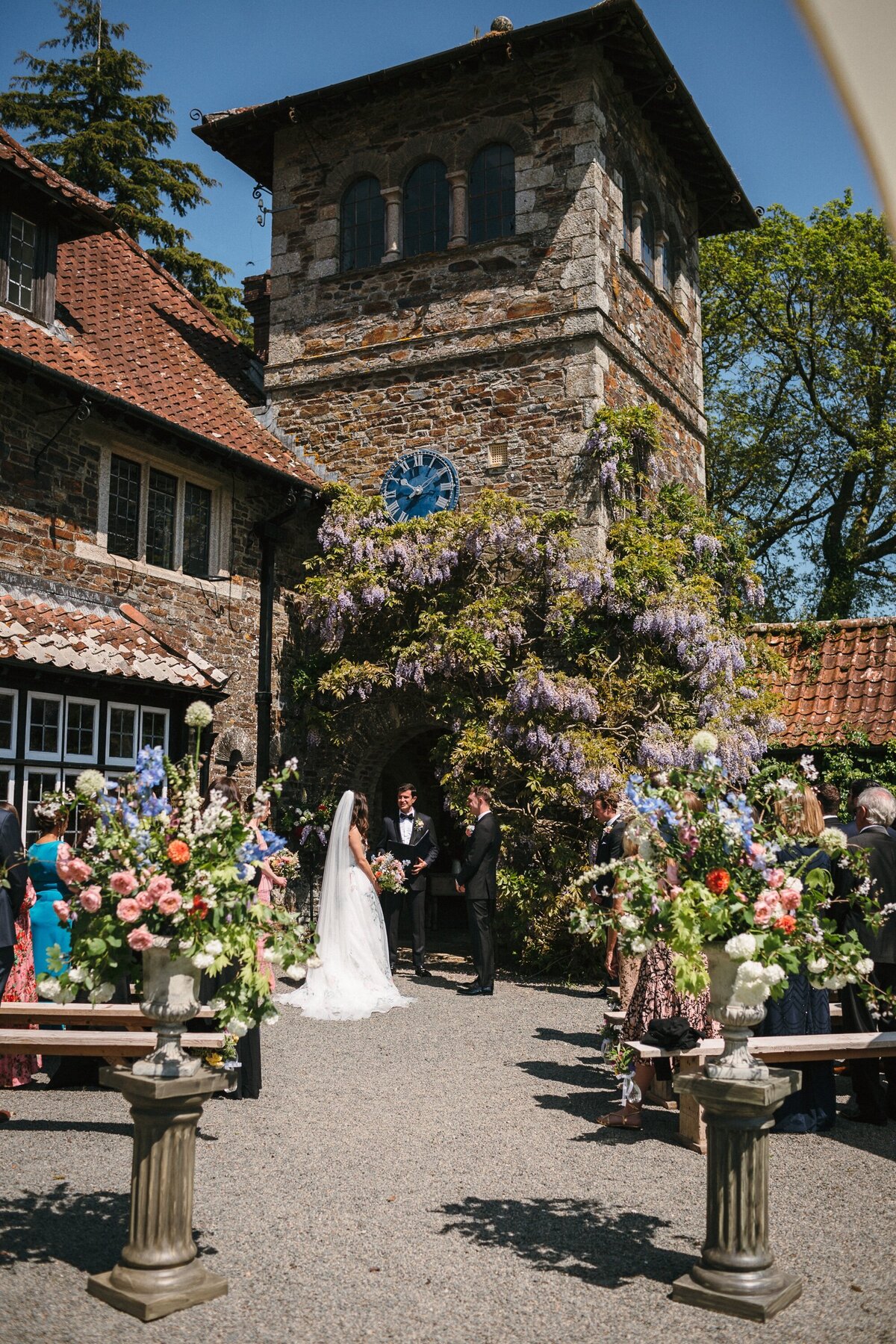 Intimate Destination wedding in Devon, UK_Ariel & Brett_Floral Summer wedding at Coombe Trenchard_034