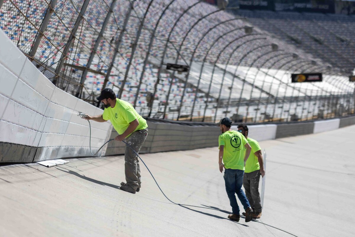 bristol motor speedway commercial painting contractors j.ross