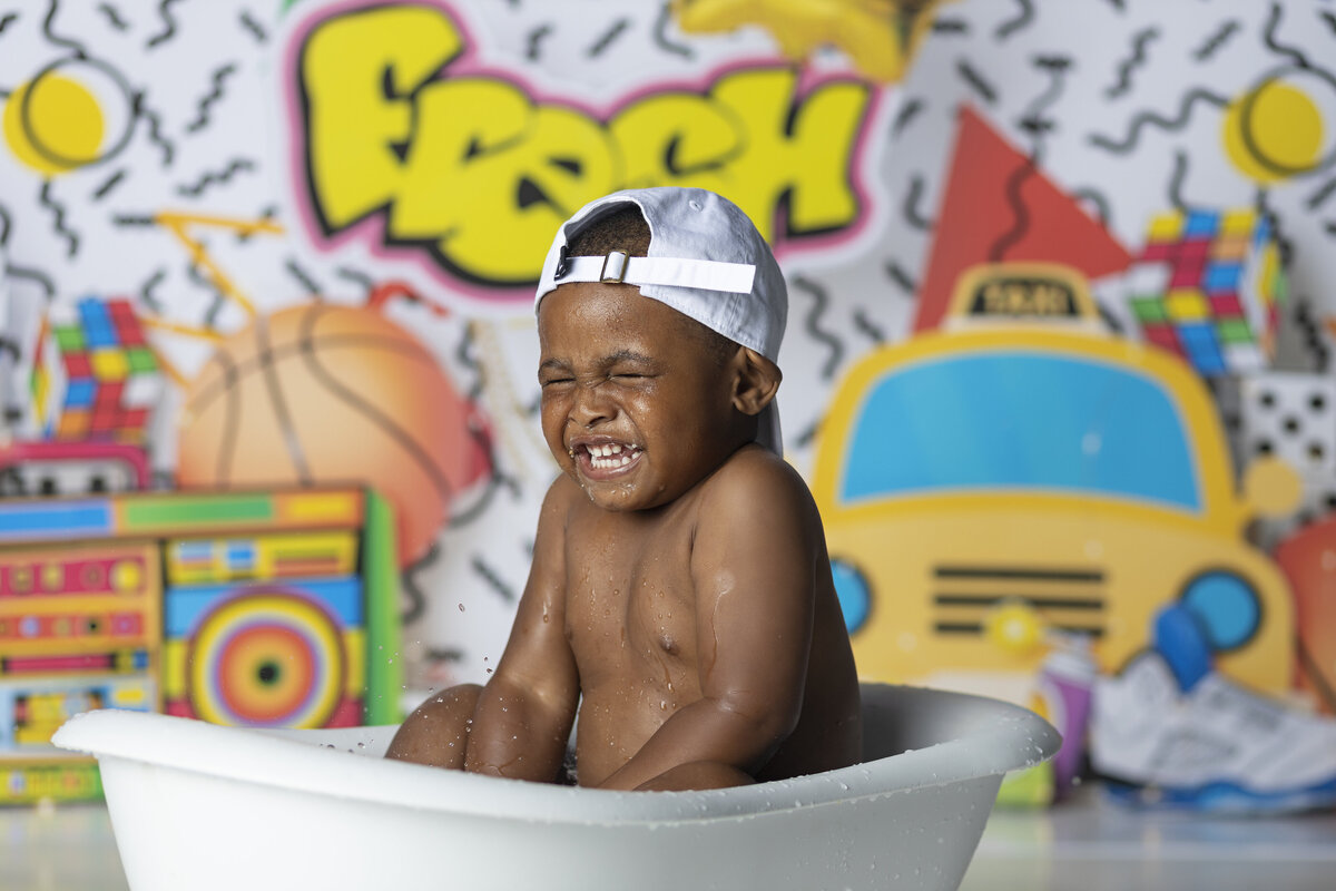 Hampton Georgia cake smash photographer, first birthday photographer in Atlanta, photography studio with props in jonesboro Georgia