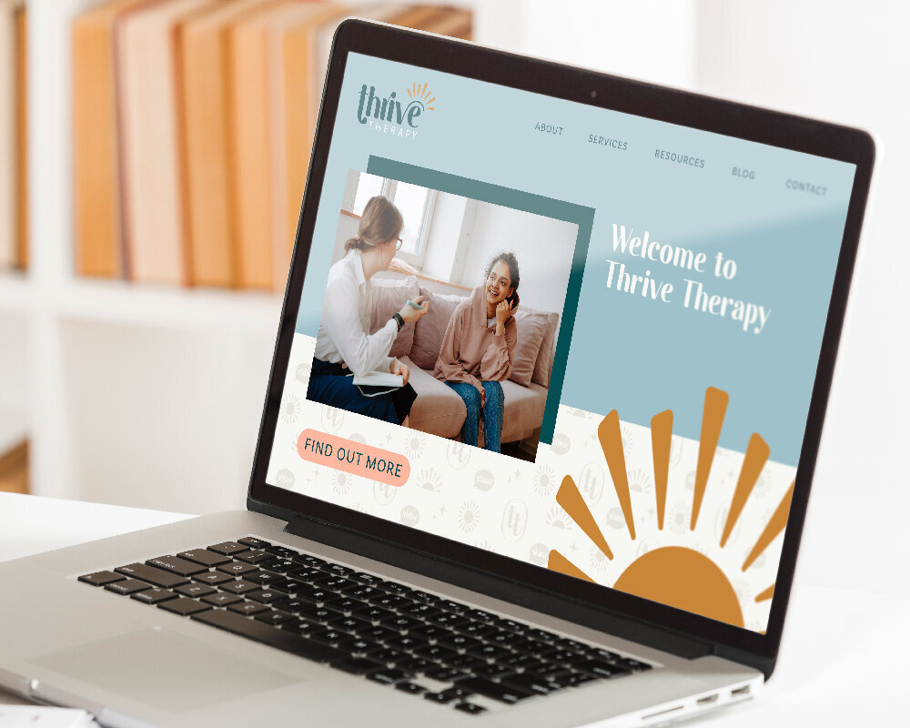 therapy website design