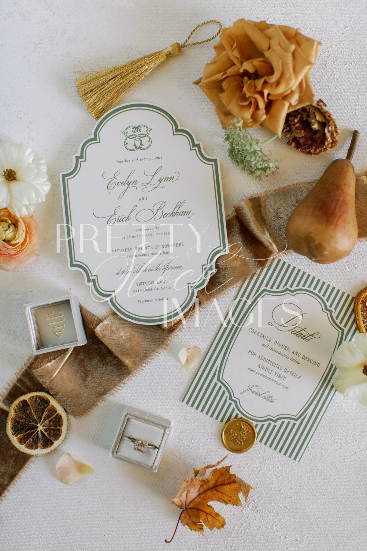 Pretty Stock Images - Fall Wedding Flat Lay-042