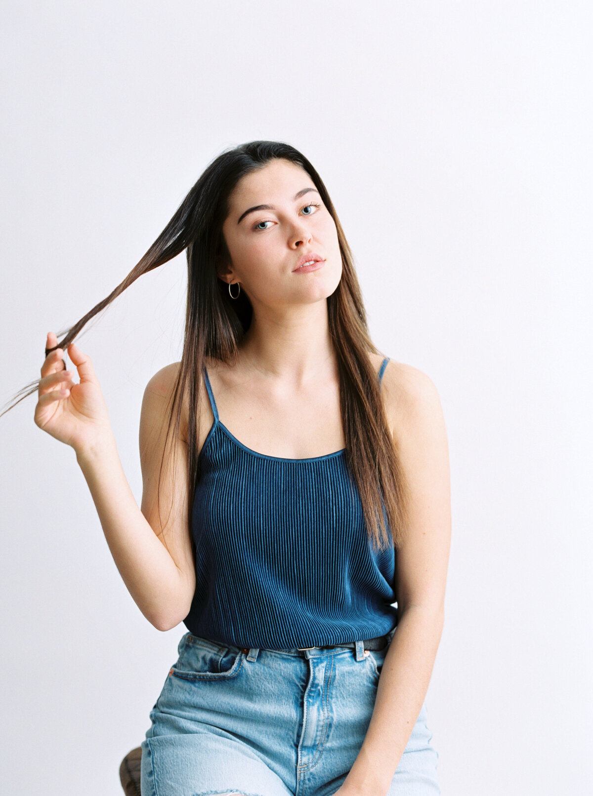 In-studio portrait photography session in Naters, Valais, Switzerland - 7