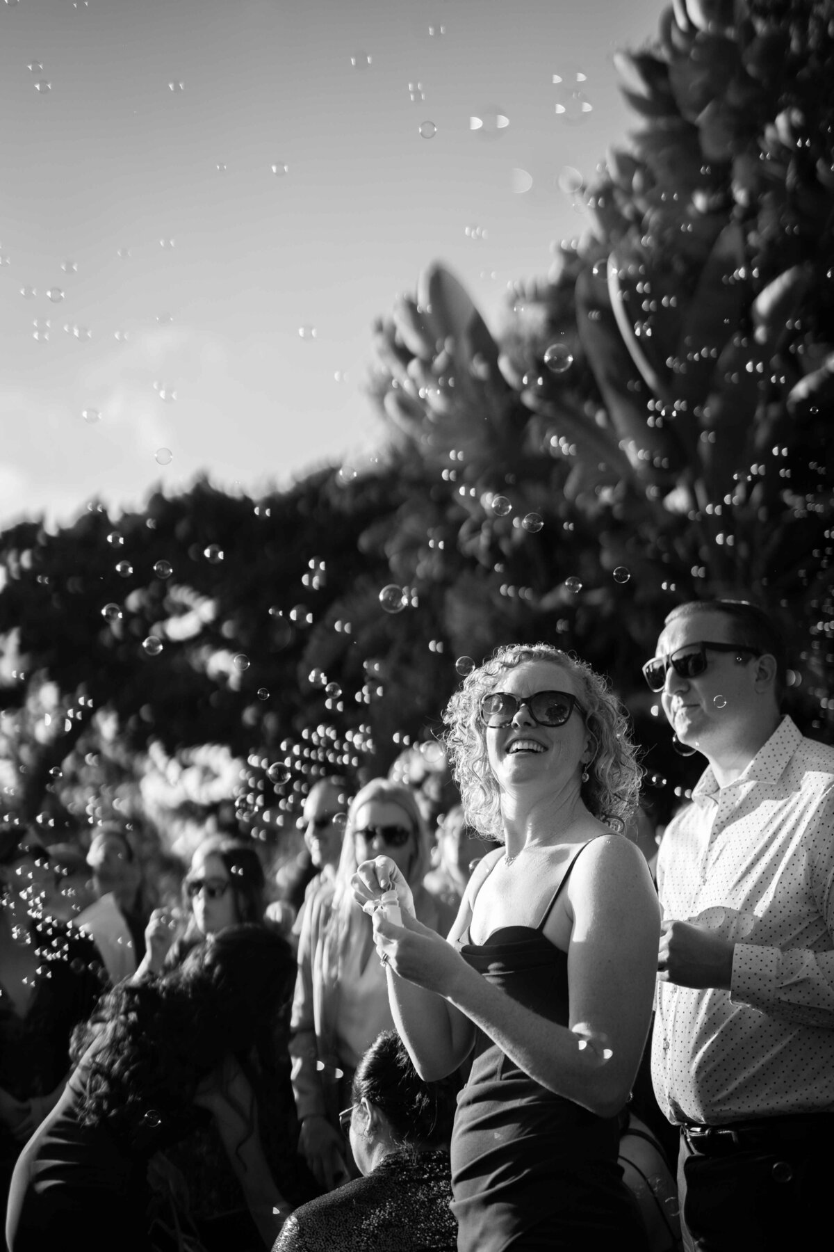 Bubbles-Ceremony-Guests-BW