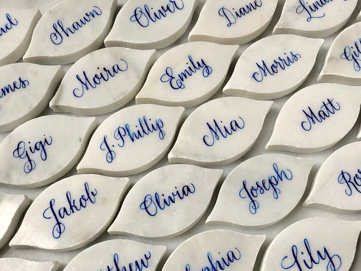 Wedding Stone Placecard