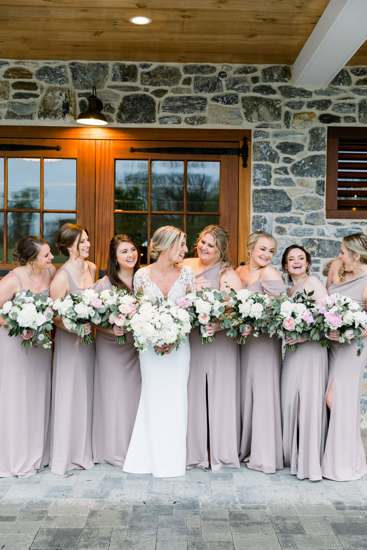 Wedding Party Bluestone Estate Katie Fri Photography