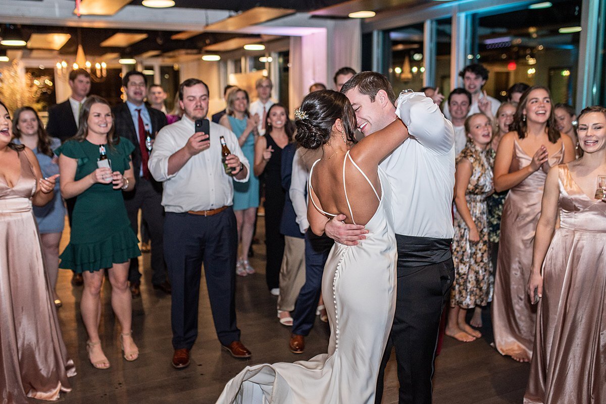 bride-groom-wedding-greenville-sc-avenue-pink-green-dancing