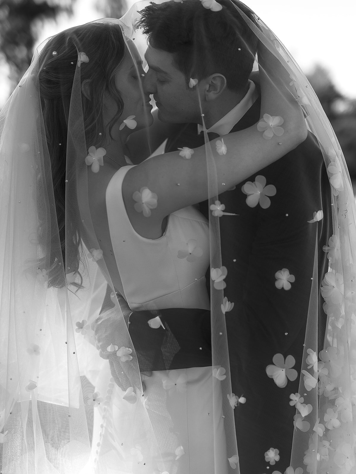 wedding ceremony black white photo