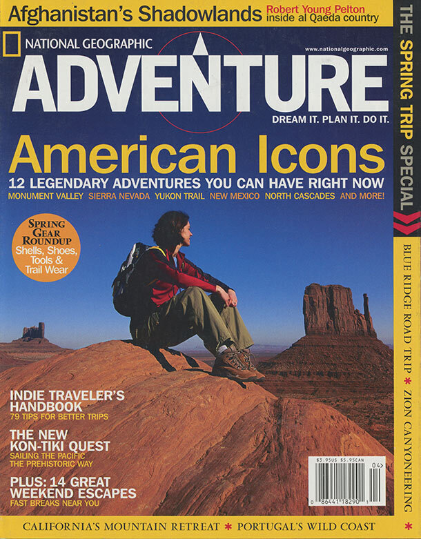 National Geographic Adventure Magazine Cover Photo