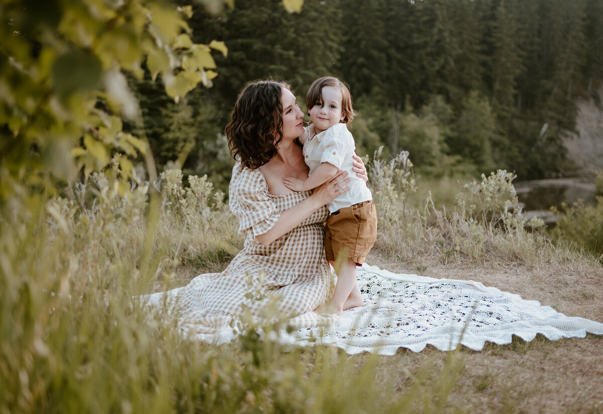 Family Photography mom with toddler