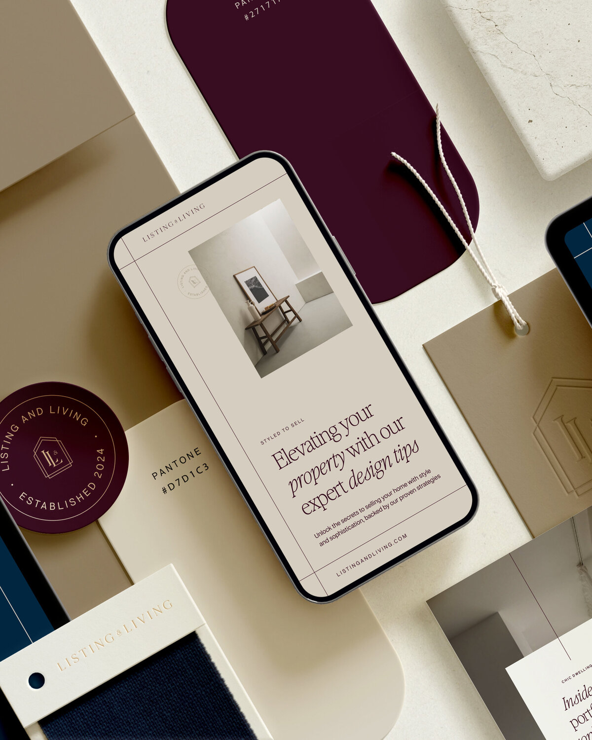 Listing & Living Branding & Social Media Design