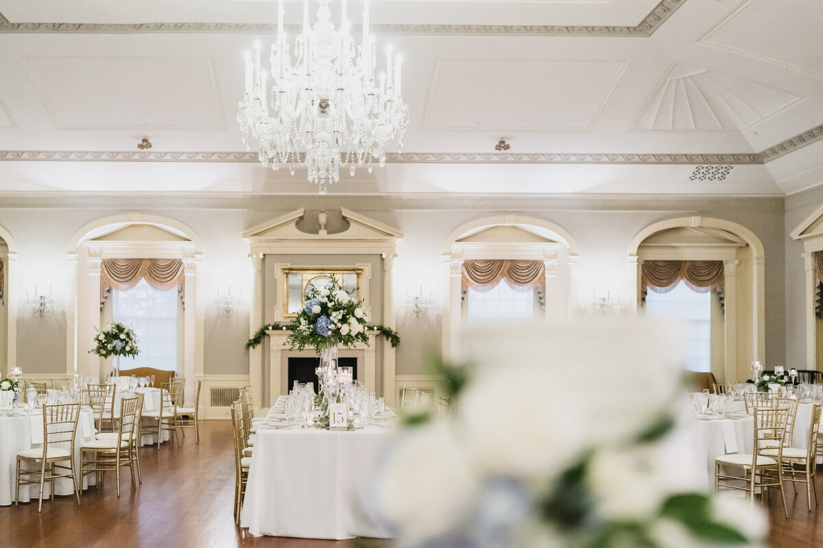 A TIMELESS ROMANTIC CLASSIC DUSTY BLUE BLACK TIE LOVETT HALL LUXURY WEDDING AT GREENFIELD VILLAGE IN DEARBORN MICHIGAN BY KARI DAWSON84