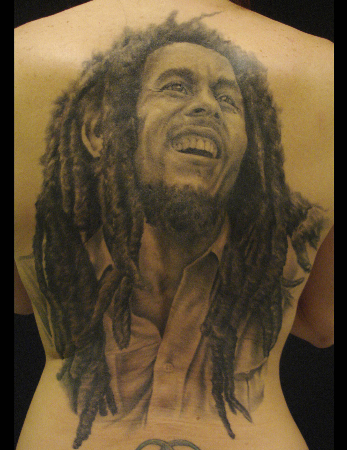 jesus with dreads tattoo