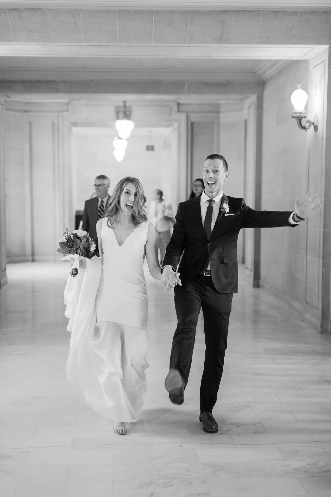 Photo from a wedding at the iconic San Francisco City Hall