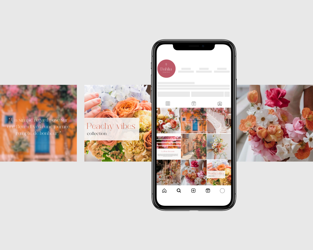 Feed instagram pour fleuriste Strasbourg⎜Calathea
