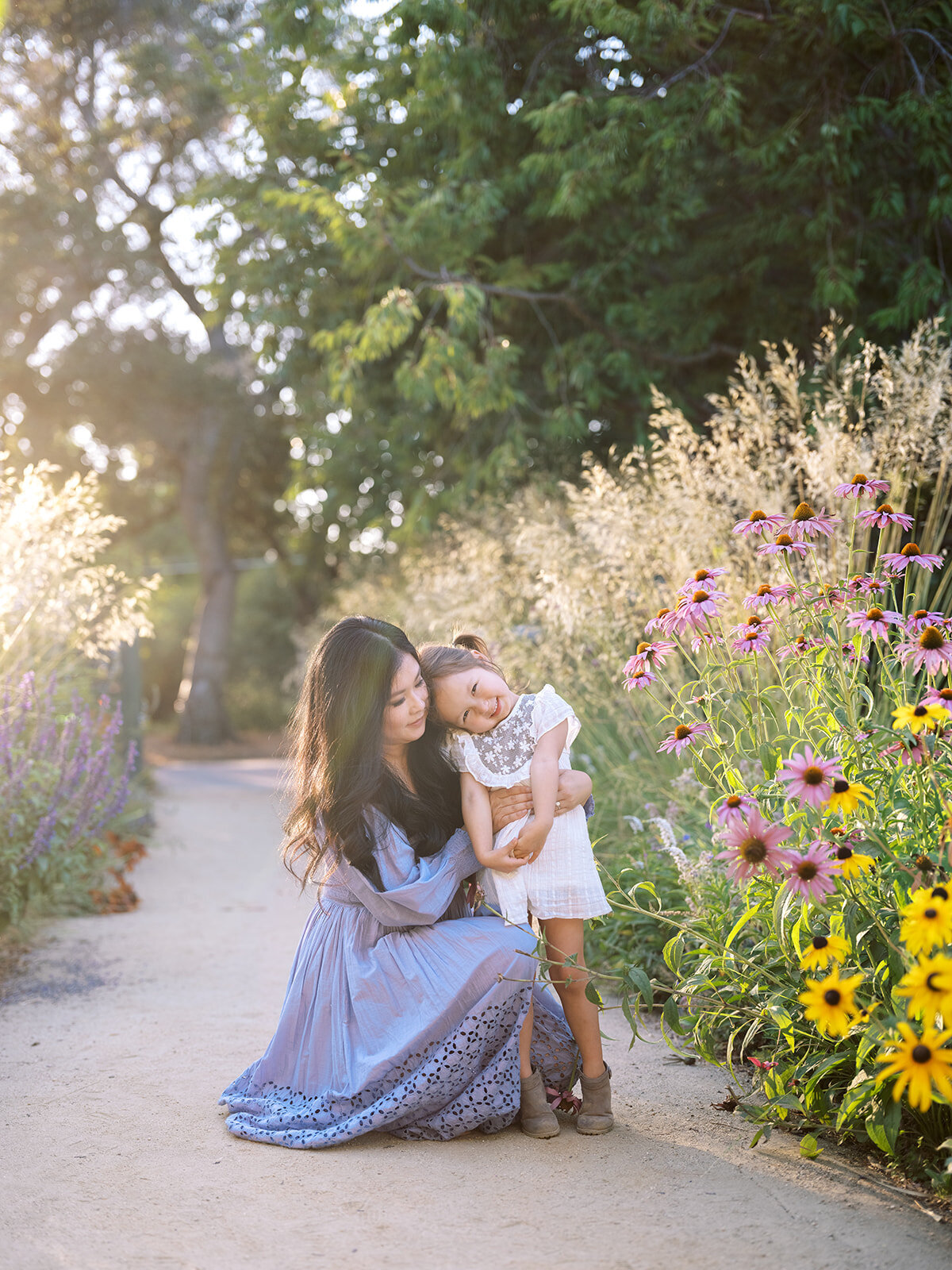 Family photos Gamble Garden Palo Alto summer session Bay Area photographer