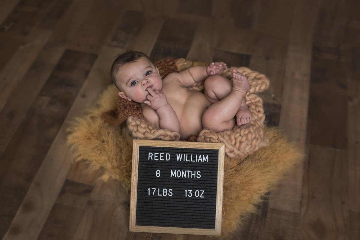 Reed 6 month old Studio-1031