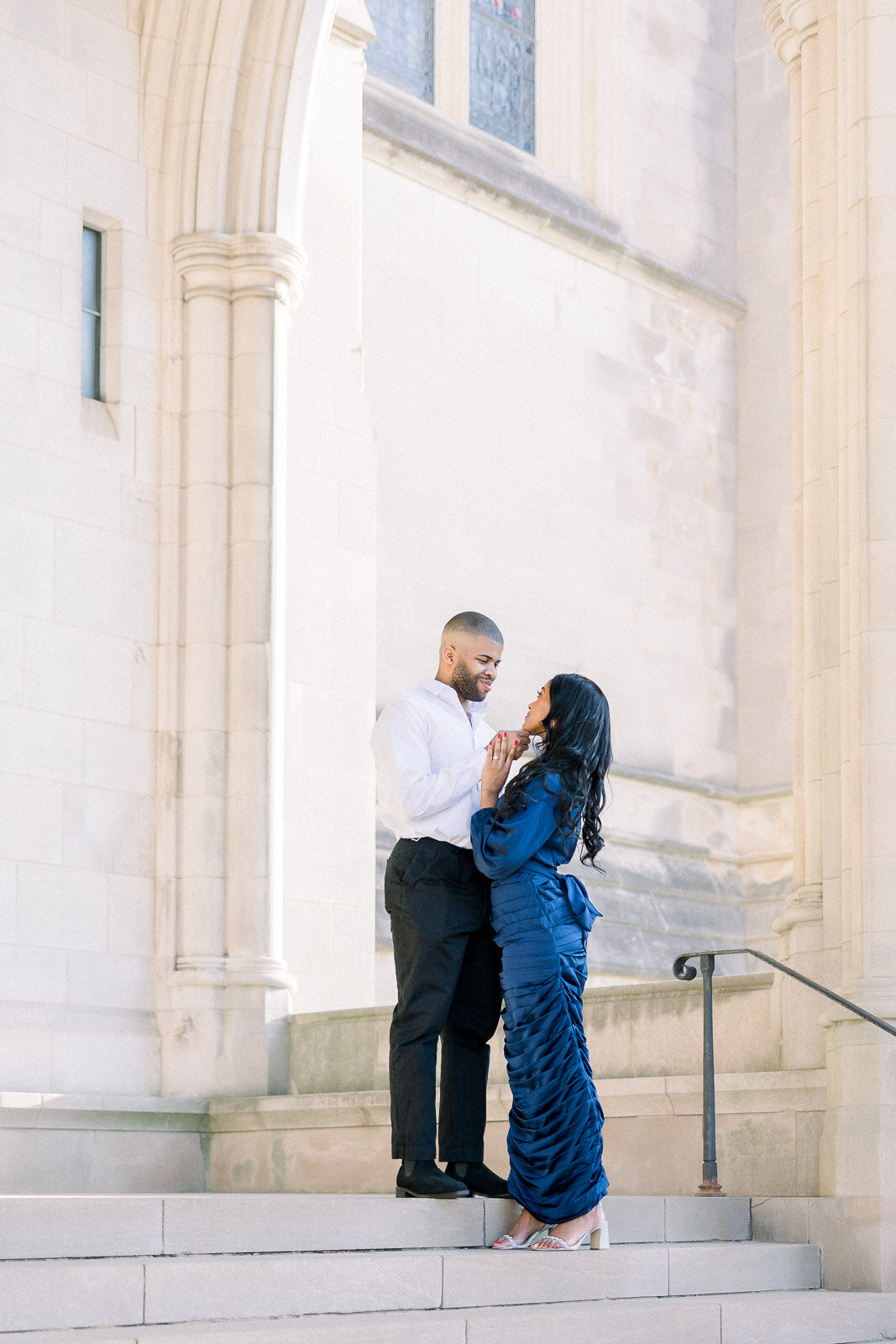 Engagement Session at the National Cathedral by Get Ready Photo-10