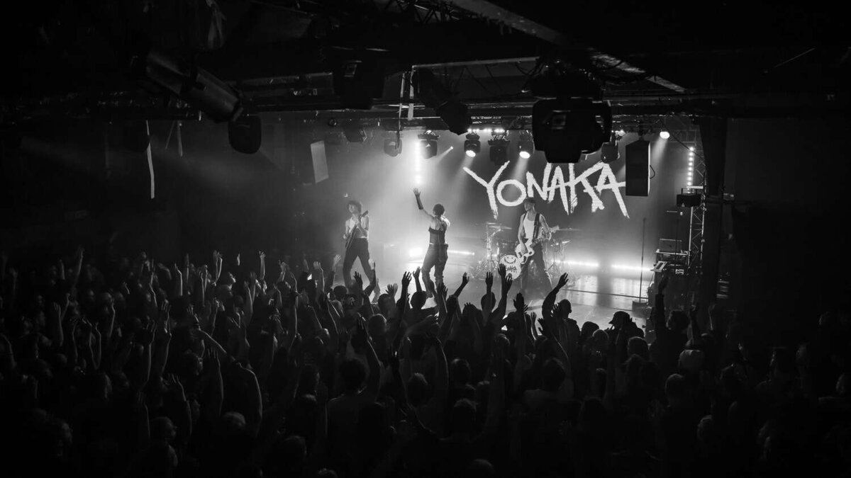 Yonaka on stage at XOYO