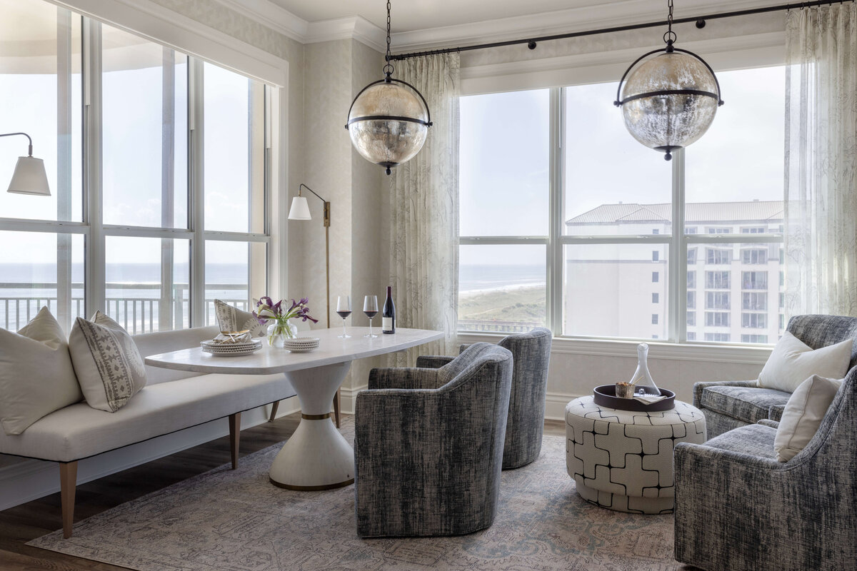 CarltonDunes Lola Interiors Dining Area Amelia Island
