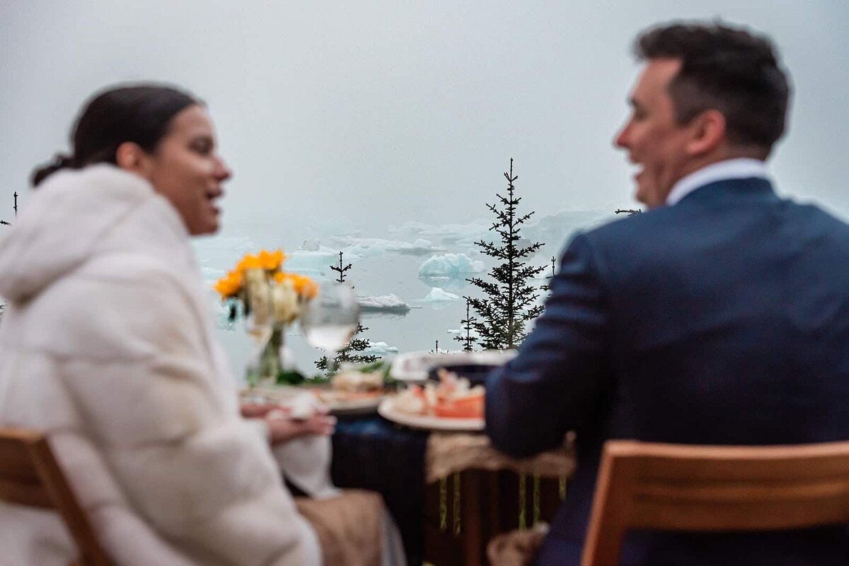 Luxury-Multi-Day-Alaska-Elopement-celebration-chef-dinner-9
