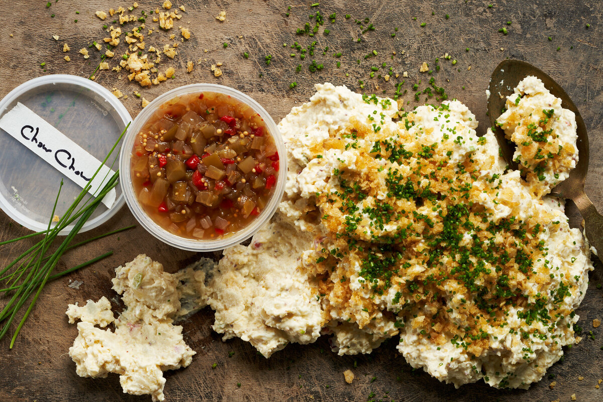 charlie mckenna potato salad chow chow