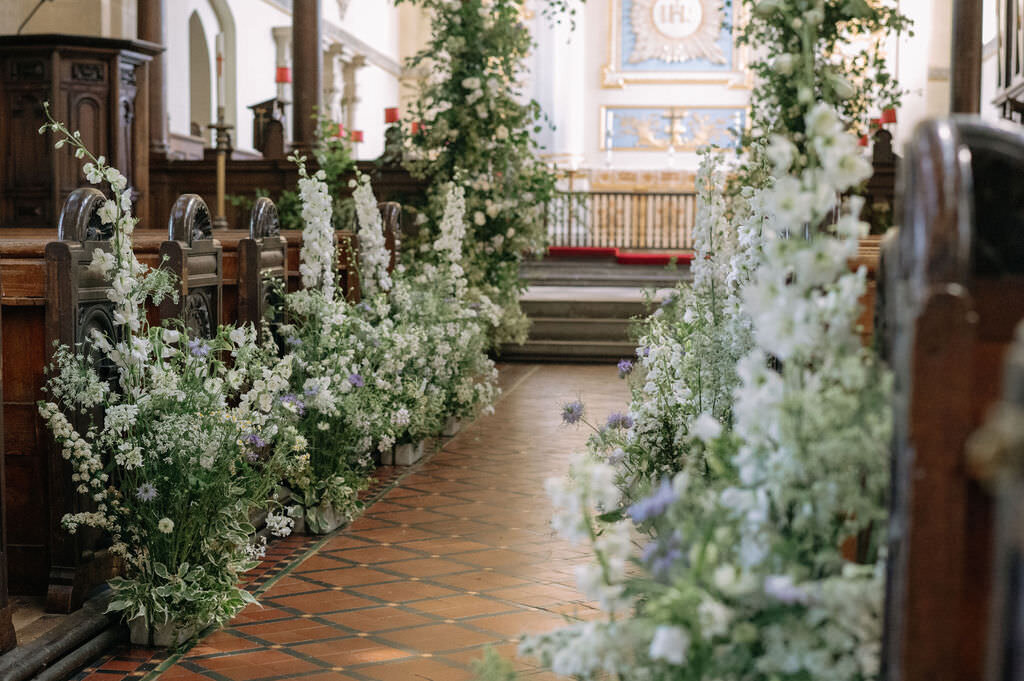 aisle runners by florist