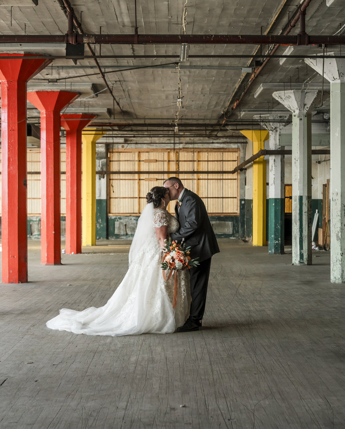 Buffalo, NY Rochester, NY and WNY wedding and engagement photographer. Jessica Stewart Photography. Wurlitzer Building North Tonawanda, NY