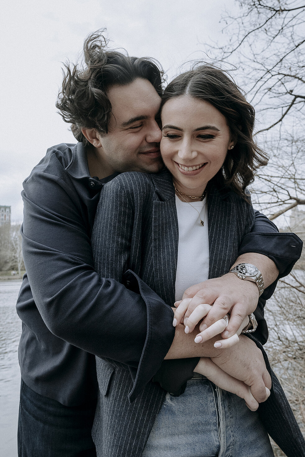 Mira Park Photography NY based wedding photographer Wedding proposal and engagement portrait in Central Park, NY