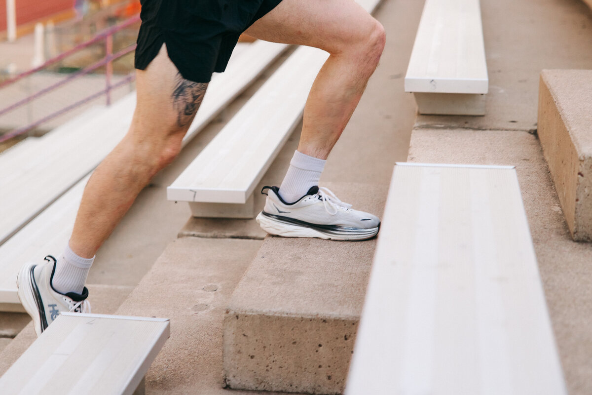 High-performance commercial video production highlighting running shoes for athletes, focusing on speed and comfort during intense runs.