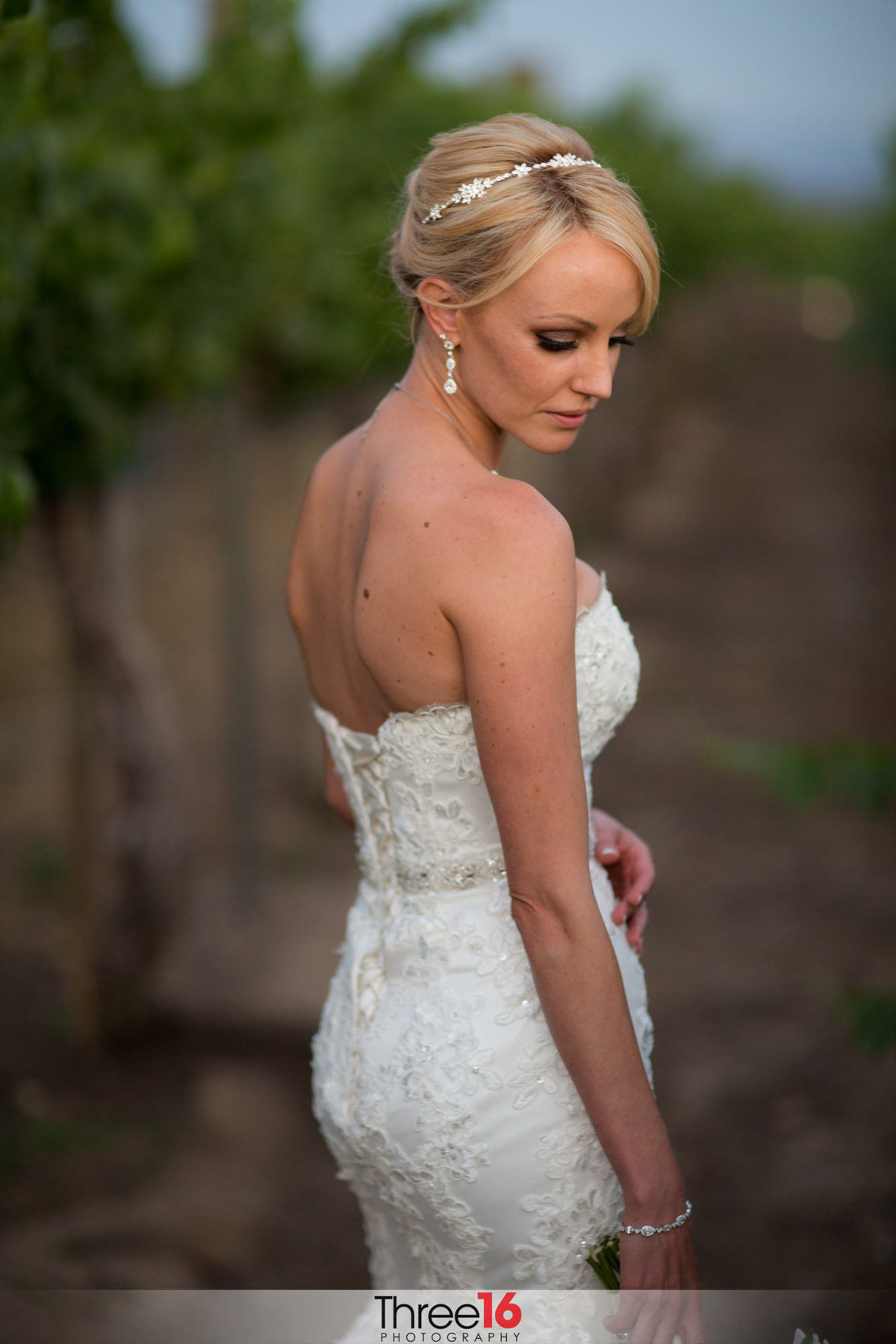 Bride looking dashing on her wedding day