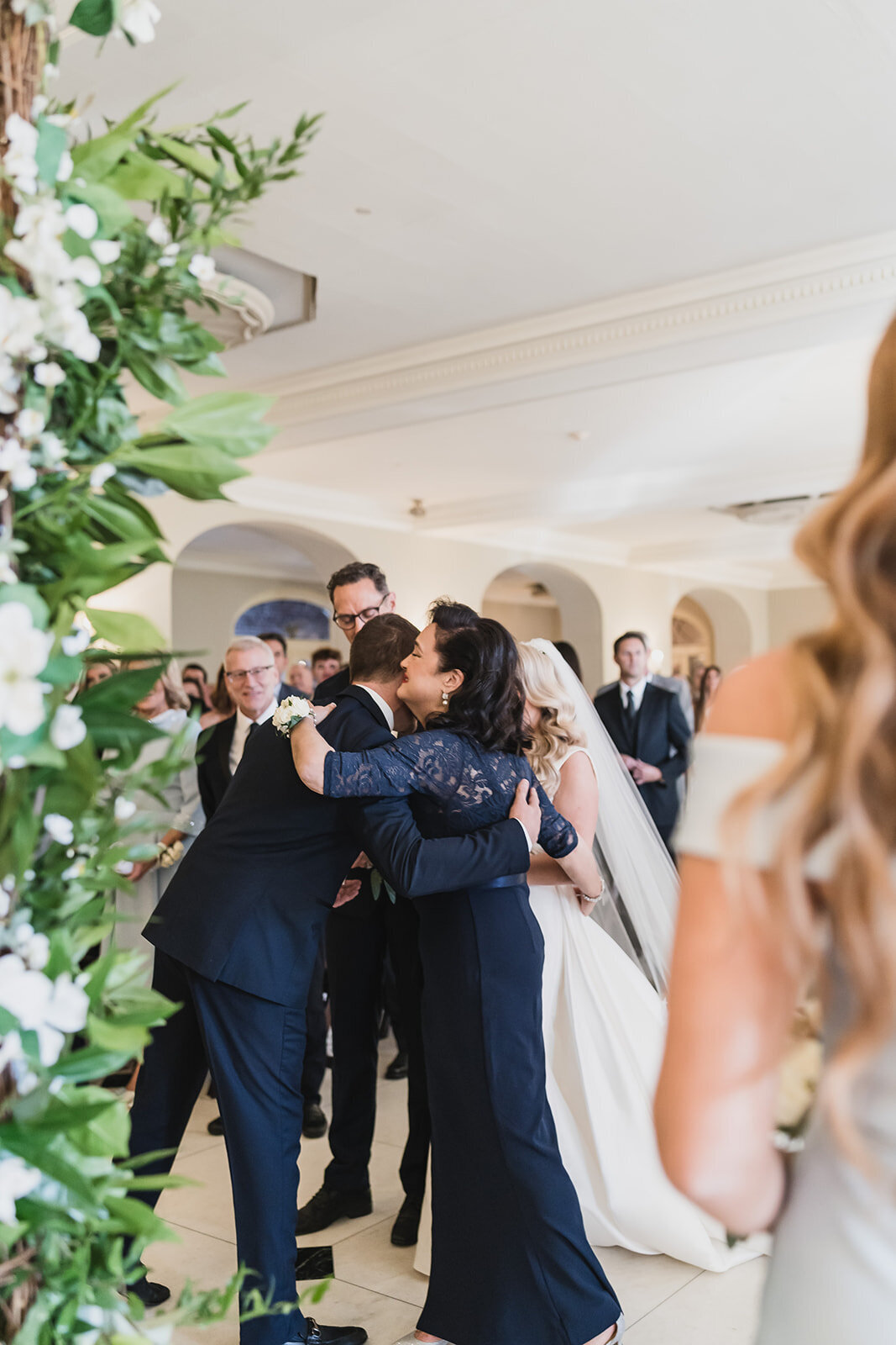 A TIMELESS ROMANTIC CLASSIC DUSTY BLUE BLACK TIE LOVETT HALL LUXURY WEDDING AT GREENFIELD VILLAGE IN DEARBORN MICHIGAN BY KARI DAWSON