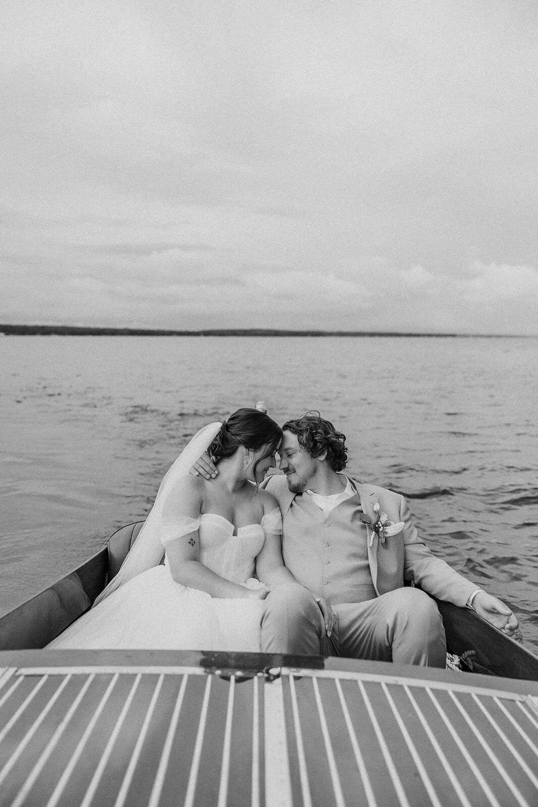 Red Pine Point Indian River Michigan Intimate Wedding Bride and Groom Portraits K. E. Rogers Photography-20