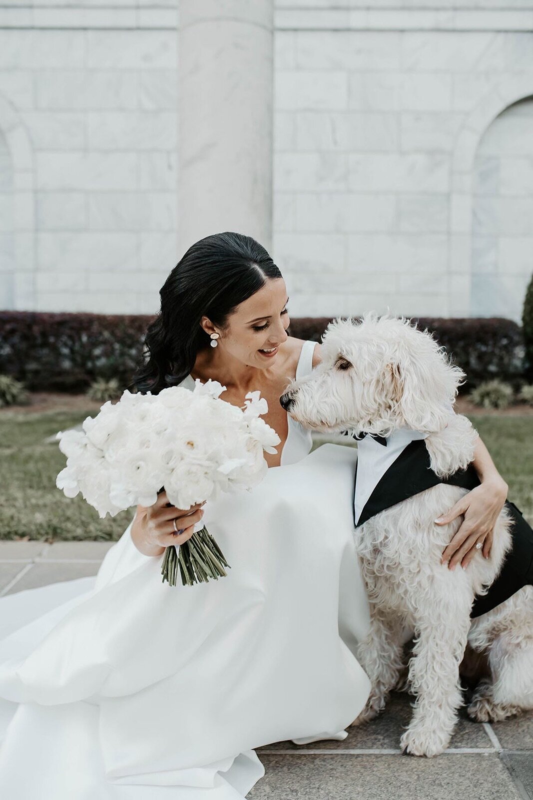 bride-with-dog