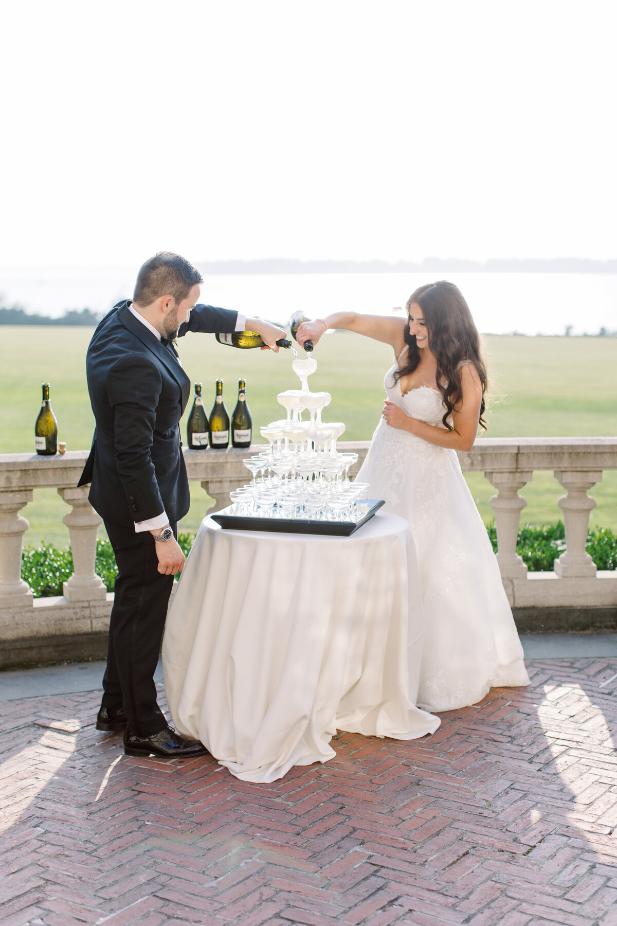 Blithewold Mansion Romantic and Timeless Summer Wedding