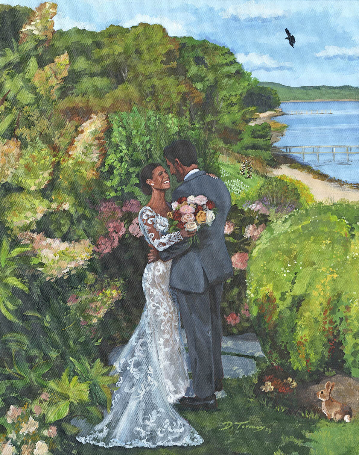 Beautiful outdoor wedding