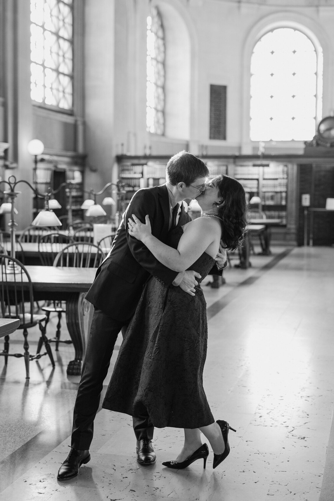 Boston Public Library Engagement Photos-Boston Wedding Photographer-48