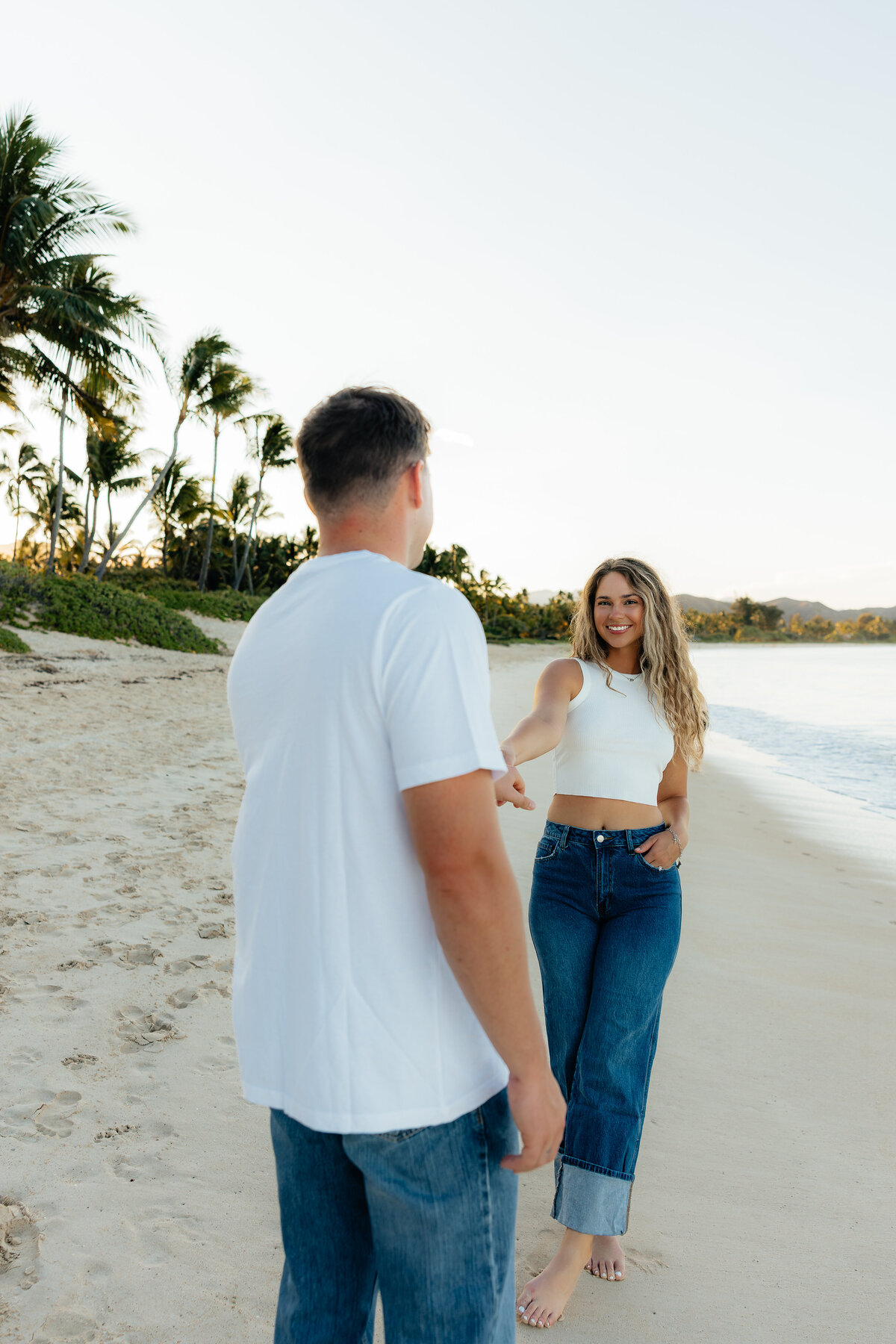 Candid true-to-color couples photography capturing connection and joy in Hawaii