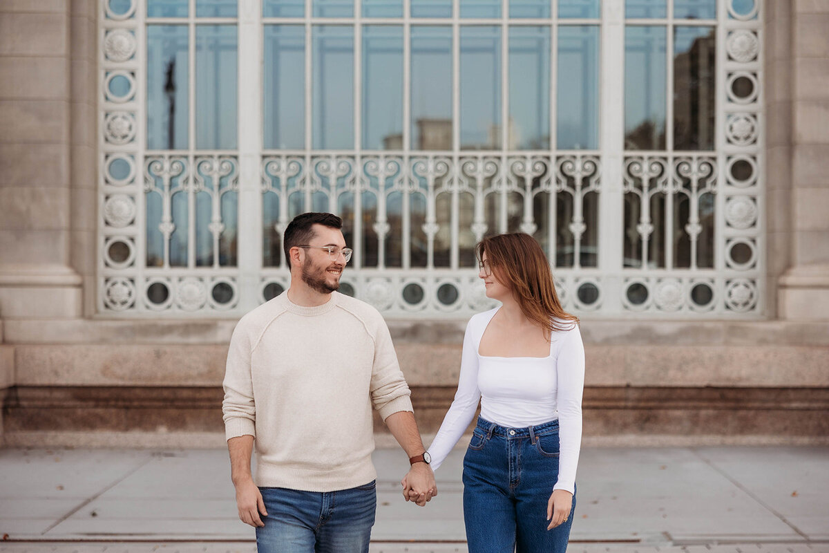 Michigan Central Station Engagement Session Detroit Michigan K. E. Rogers Photography-1