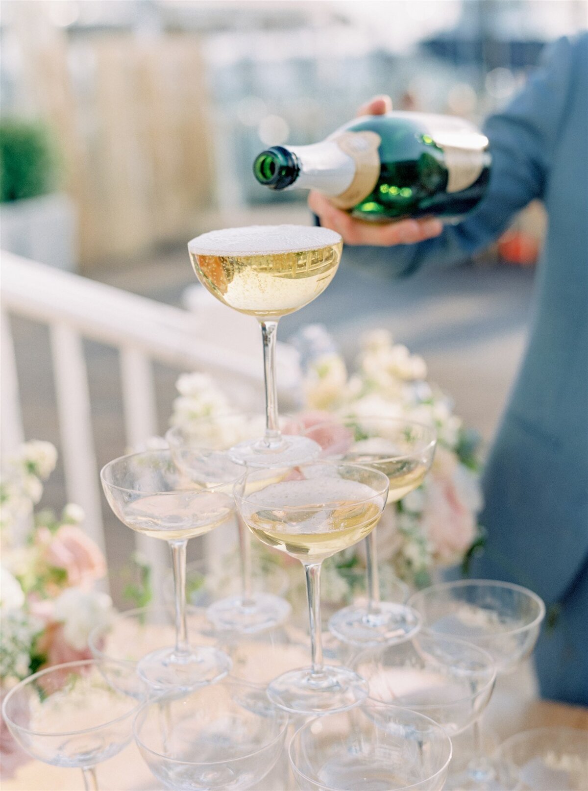 Kate-Murtaugh-Events-wedding-planner-Newport-reception-champagne-tower