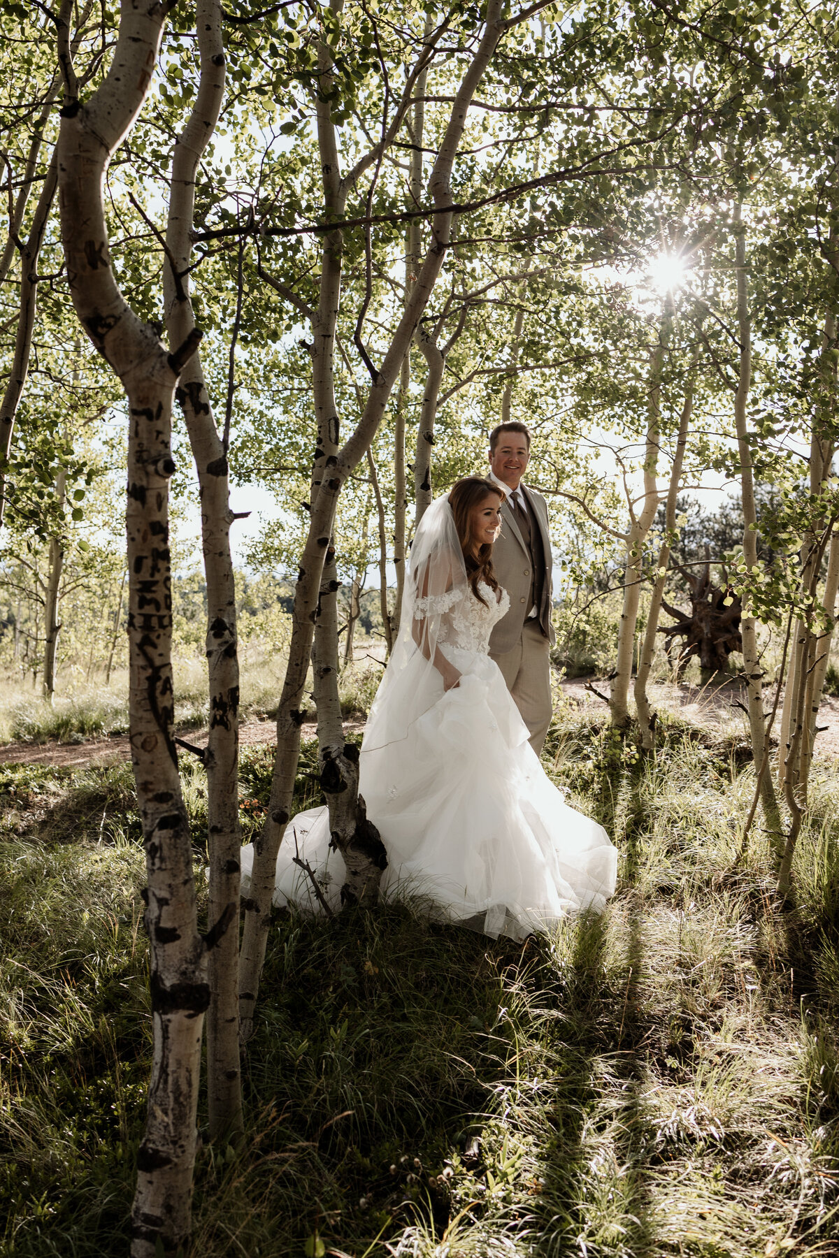 San Juan Mountains Elopement Couple Smiling