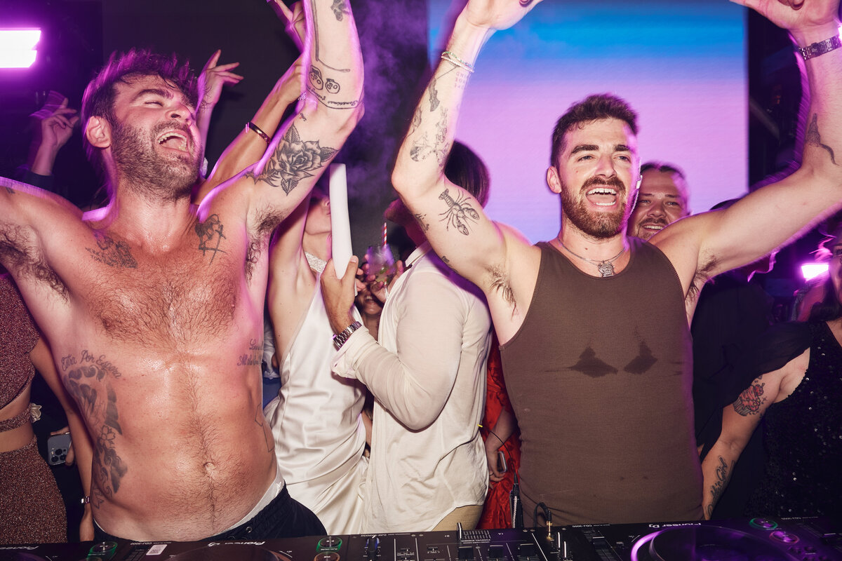 The Chainsmokers performing at Ryan Pulock wedding